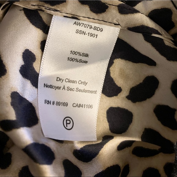 *SOLD* ATM Brand new Silk Leopard Dress with tags - Picture 6 of 9